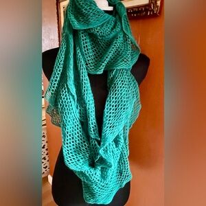 New Green Mesh Scarf
